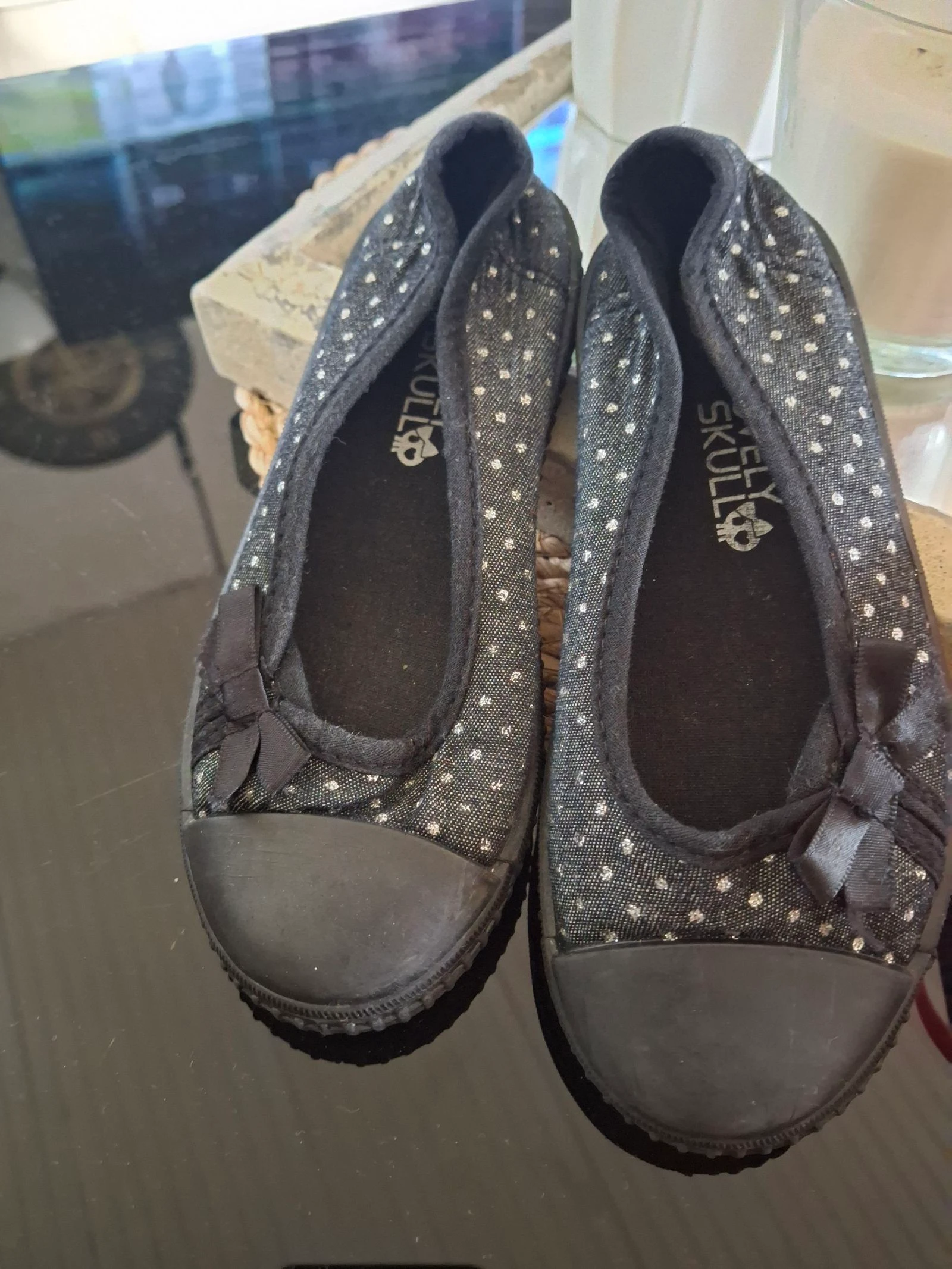 Lote de Sapatos de Verão Sandálias Rosas e Bailarinas em Tela – photo 3